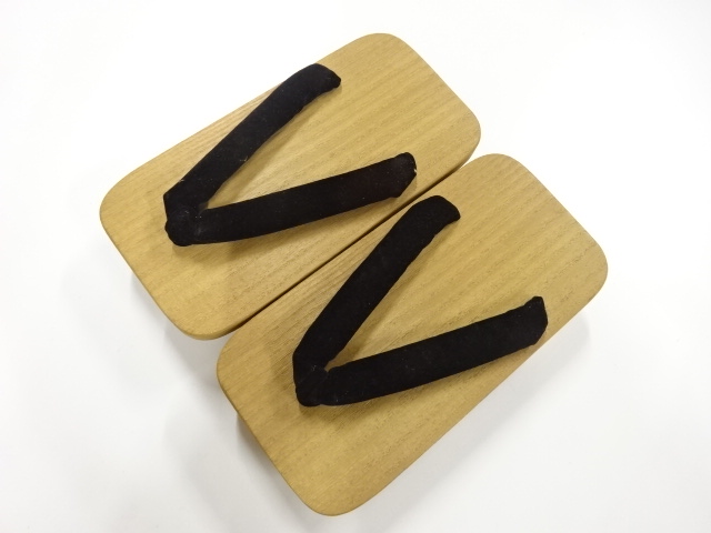 未使用品　男物桐下駄(23.5センチ)